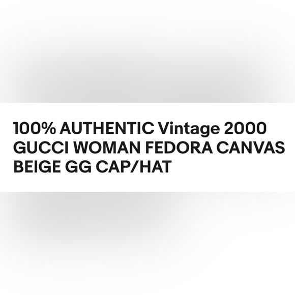 Vintage Authentic Gucci Bucket Hat - Picture 3 of 7